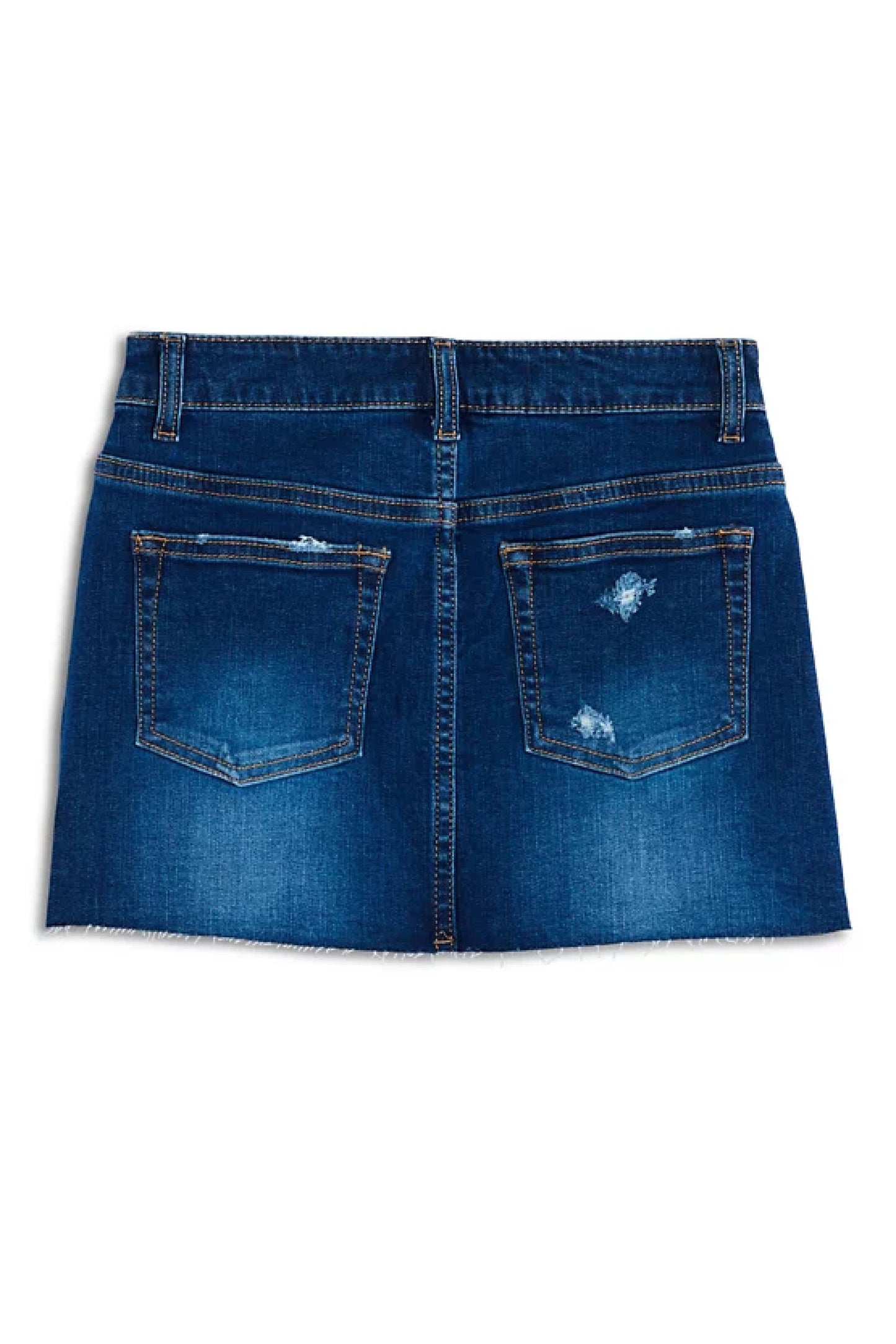 TWEEN MIAMI DISTRESSED DENIM SKIRT