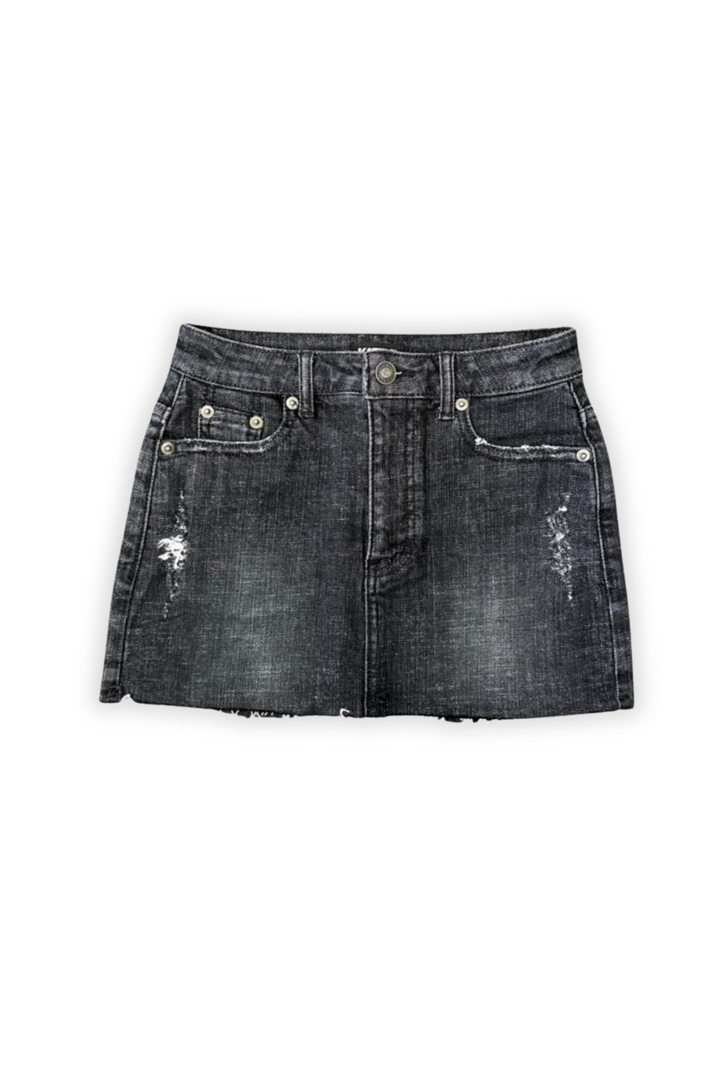 TWEEN MIAMI DISTRESSED DENIM SKIRT