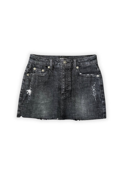 TWEEN MIAMI DISTRESSED DENIM SKIRT