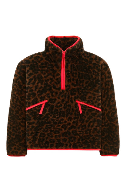 TWEEN MILLY QUARTER ZIP SHERPA JACKET