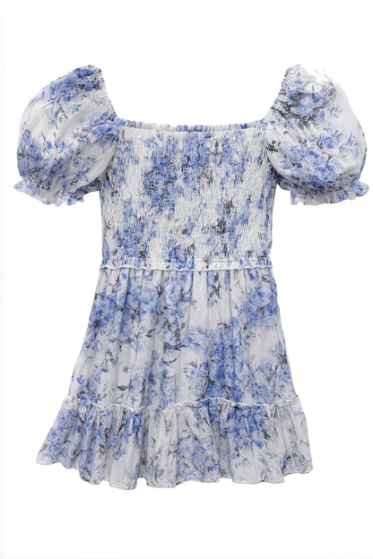 TWEEN MOLLY PRINTED SHORT SLEEVE DRESS