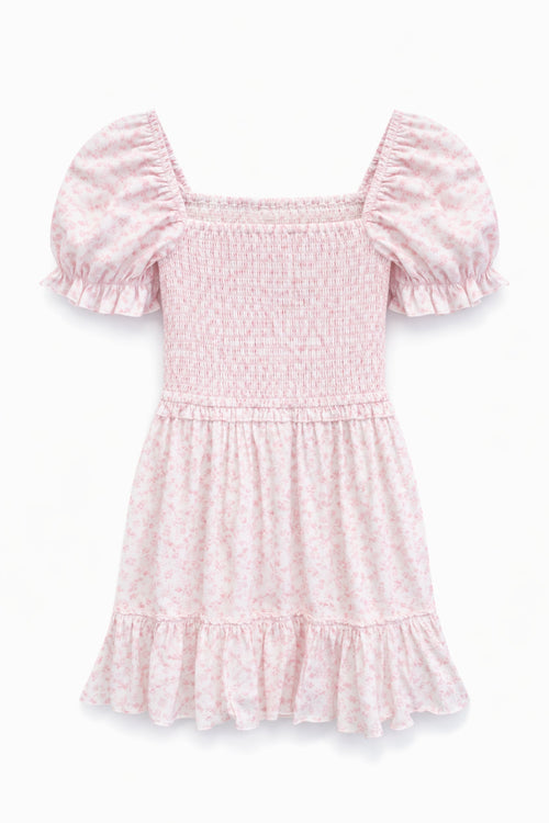 TWEEN MOLLY PRINTED SHORT SLEEVE DRESS