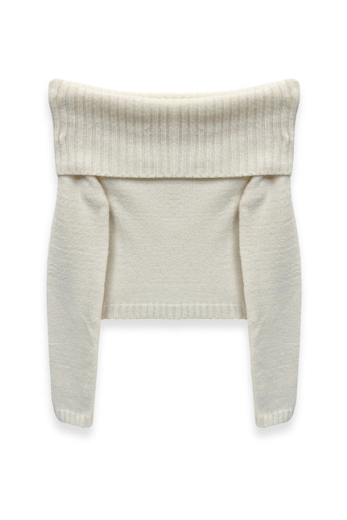 TWEEN NIKKI OFF SHOULDER SWEATER