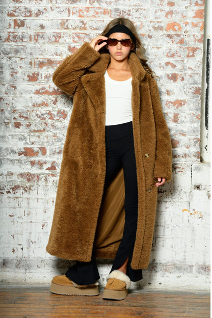 TWEEN PADDIE LONG LENGTH SHERPA COAT