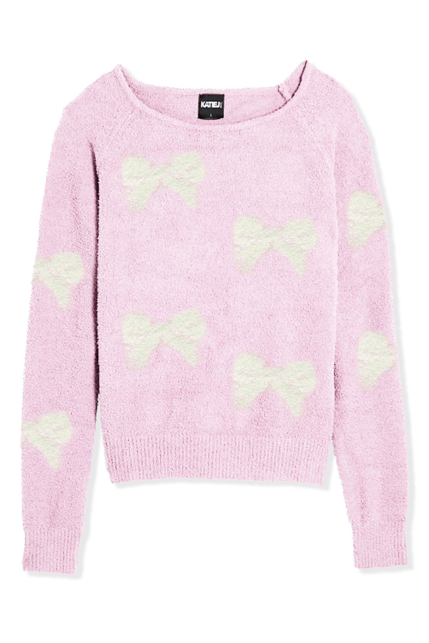 TWEEN PARKER OFF SHOULDER TOP W/ INTARSIA DESIGN