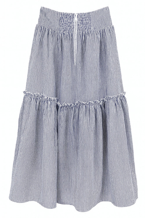 JUNIOR PIA STRIPED MAXI SKIRT