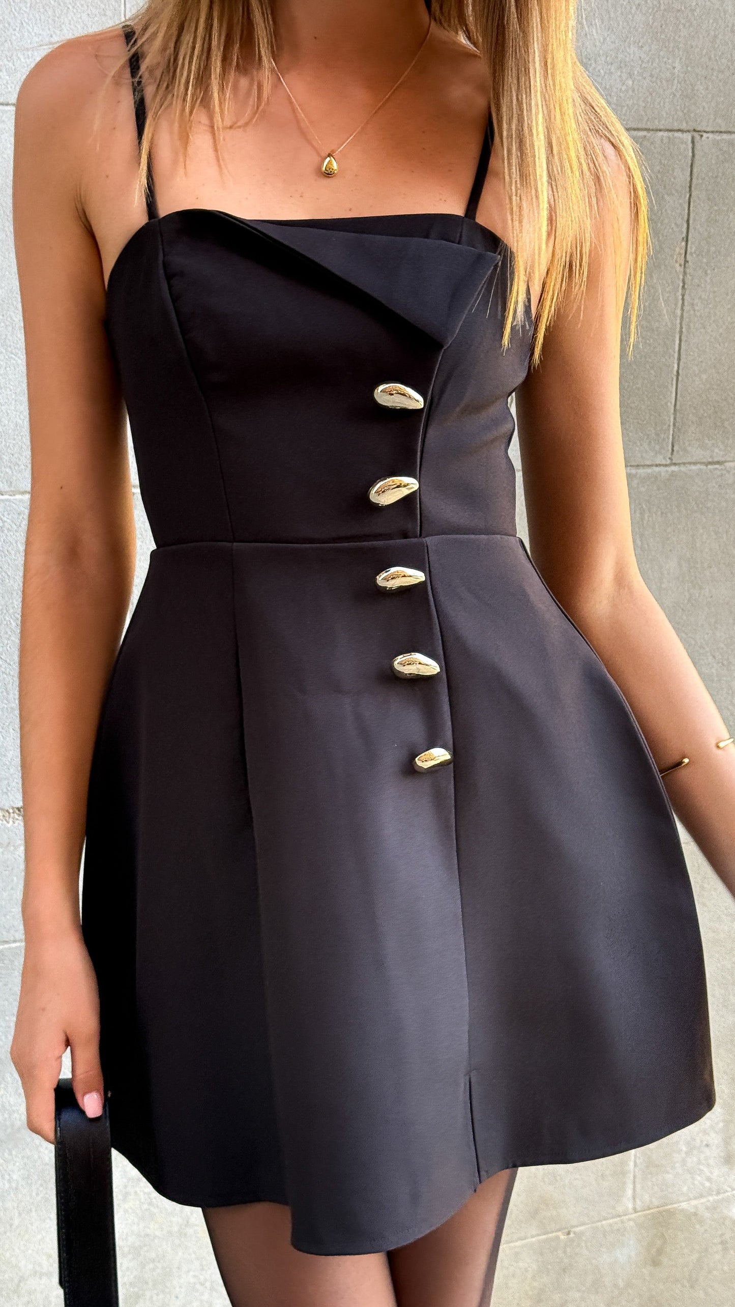 Zata Mini Dress - Black
