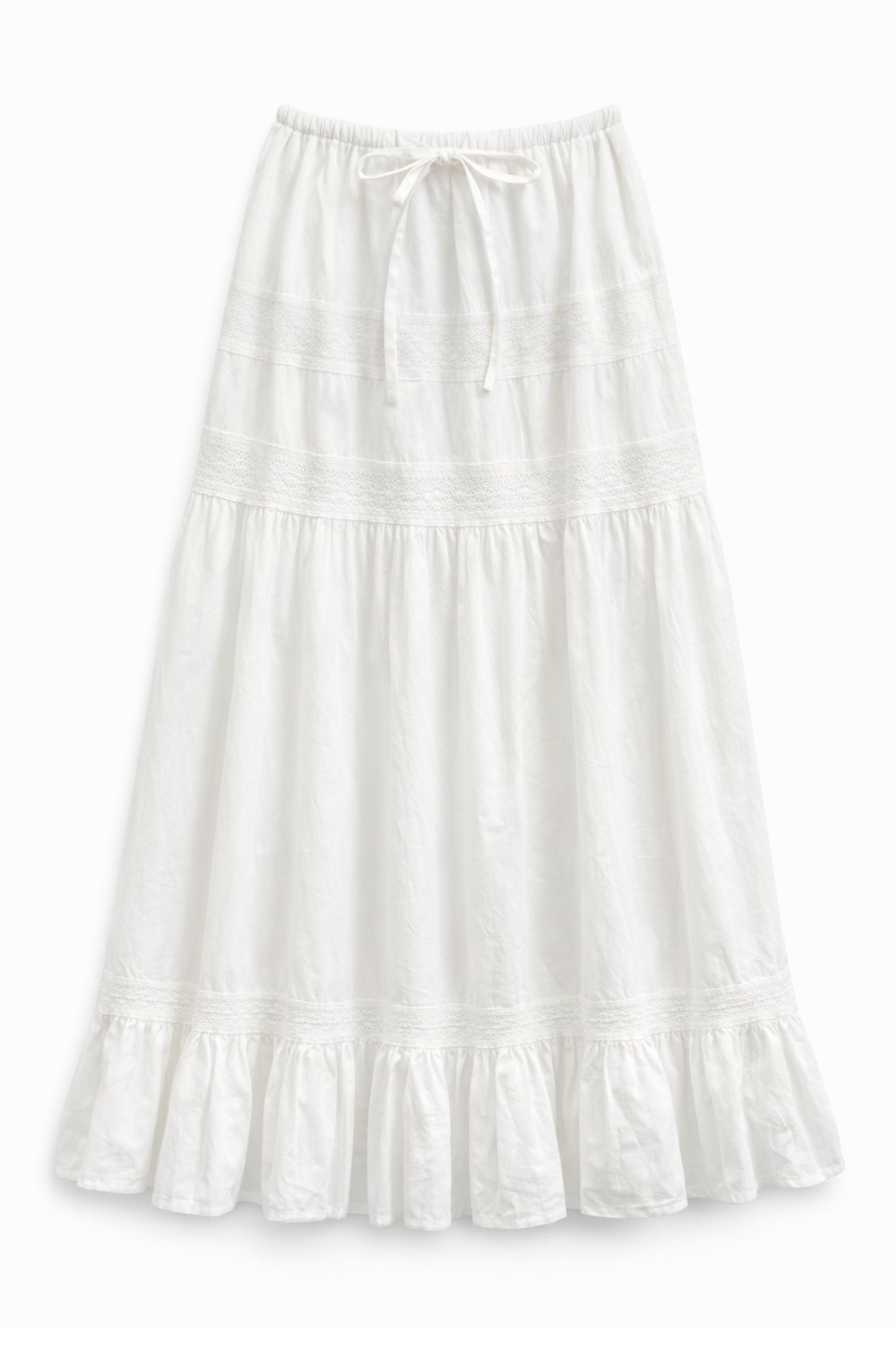 TWEEN SOFIE TIERED MAXI SOLID SKIRT