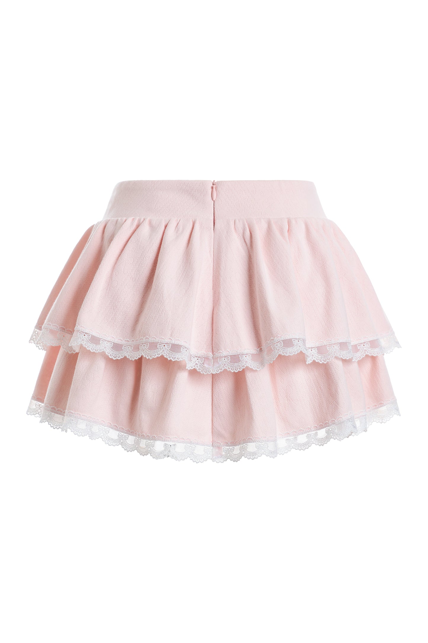 Juliette Ruffle Micro Skirt - Pink