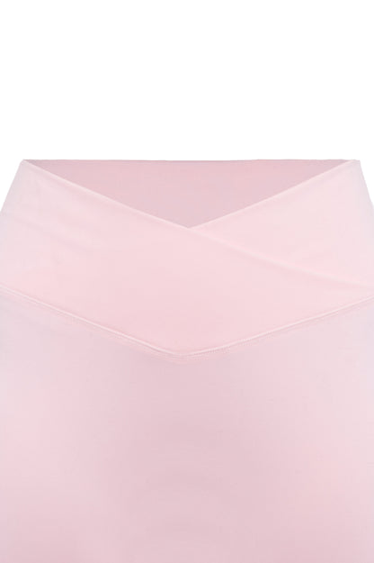 Zoe Petite Scrunch Flare Leggings - Pink
