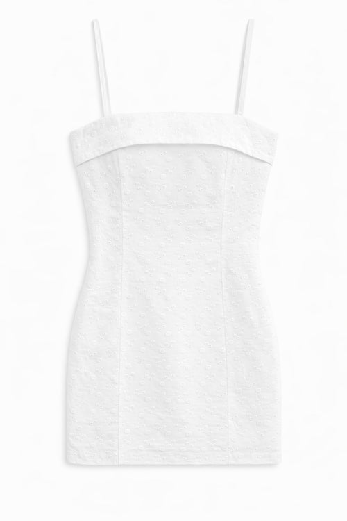 JUNIOR STAR DRESS WITH CONTRAST BAND