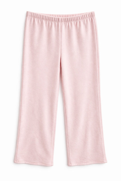 JUNIOR TUCKER SOLID TERRY WIDELEG PANT