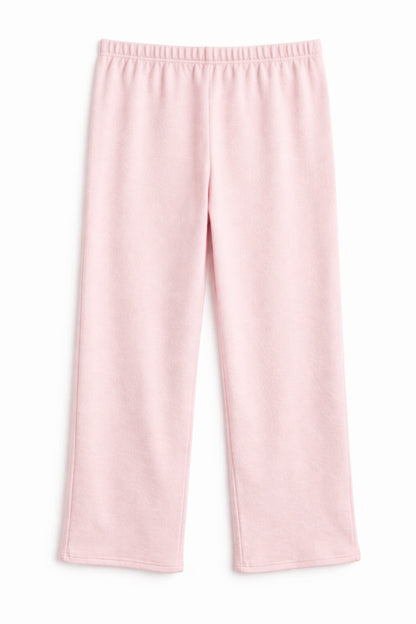JUNIOR TUCKER SOLID TERRY WIDELEG PANT