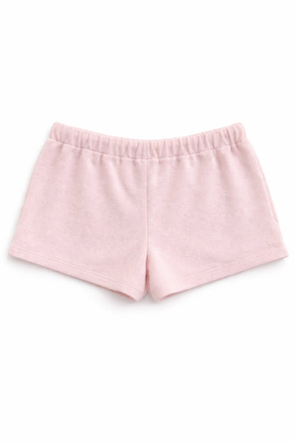 JUNIOR TUCKER SOLID TERRY LOW WAISTED SHORT