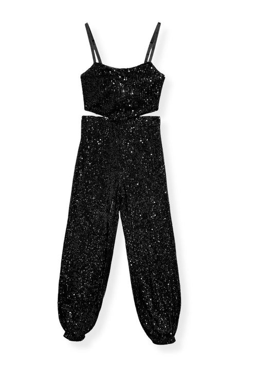 TWEEN LIZA SEQUIN JUMPSUIT - FINAL SALE