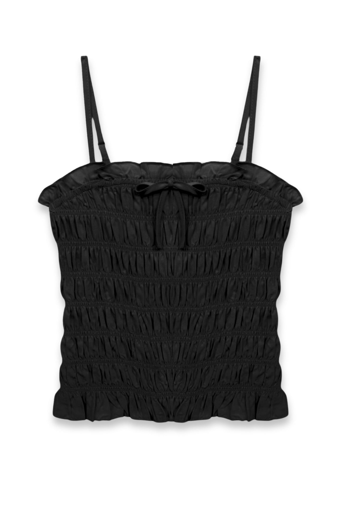 TWEEN ALMA SOLID GATHERED CAMI TOP