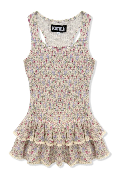 TWEEN VALLIE RACERBACK RUFFLE DRESS