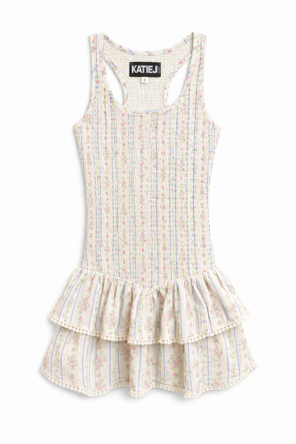 TWEEN VALLIE RACERBACK RUFFLE DRESS