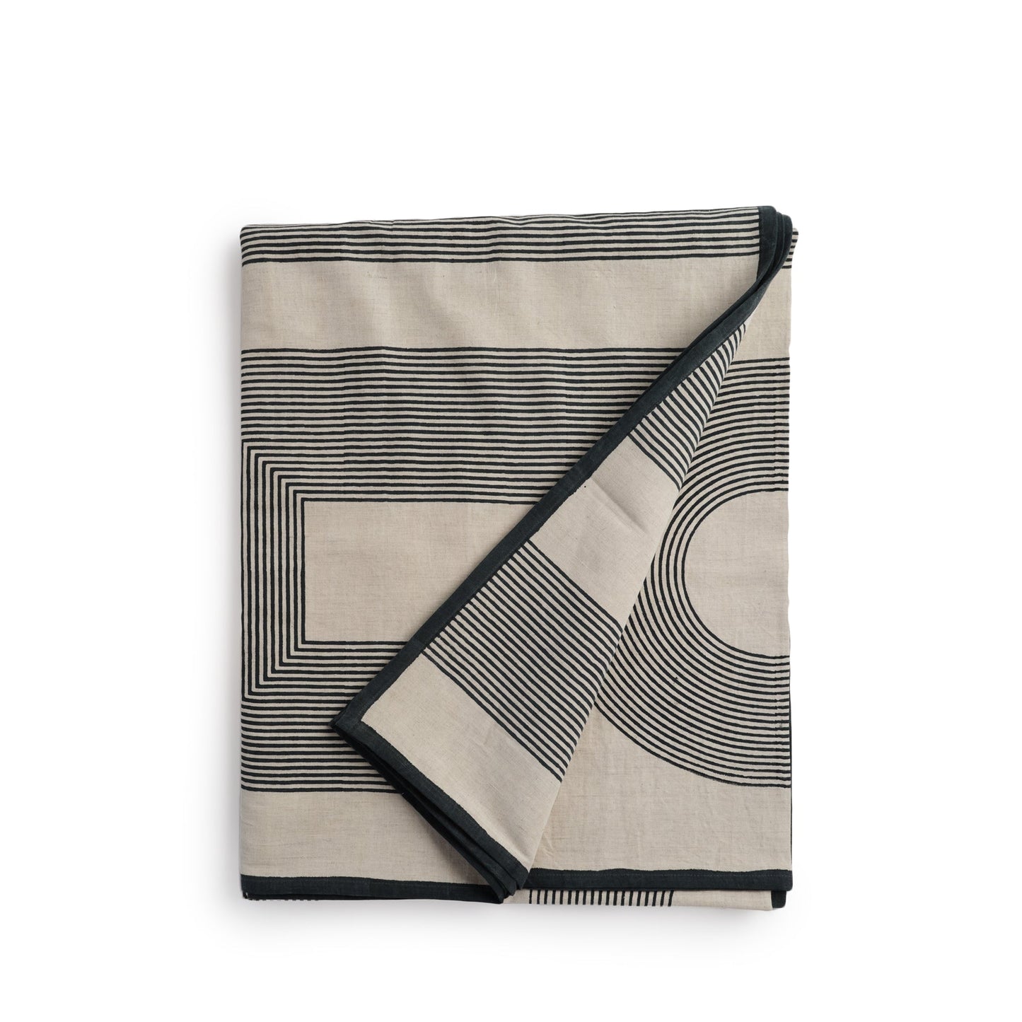 Crane Tablecloth in Flax