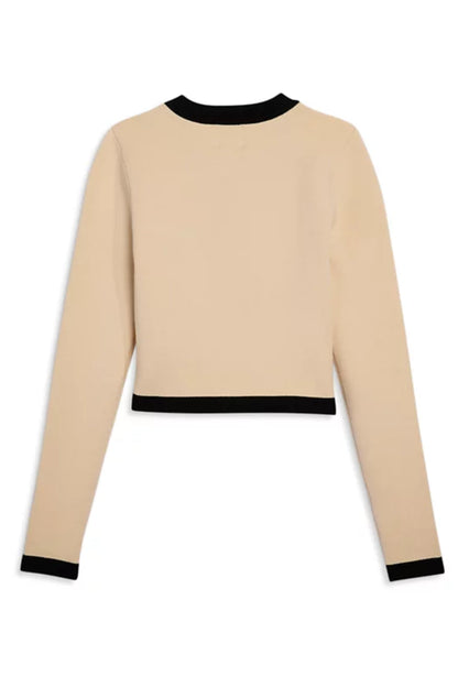 TWEEN WHITNEY COLORBLOCK POCKET CARDIGAN