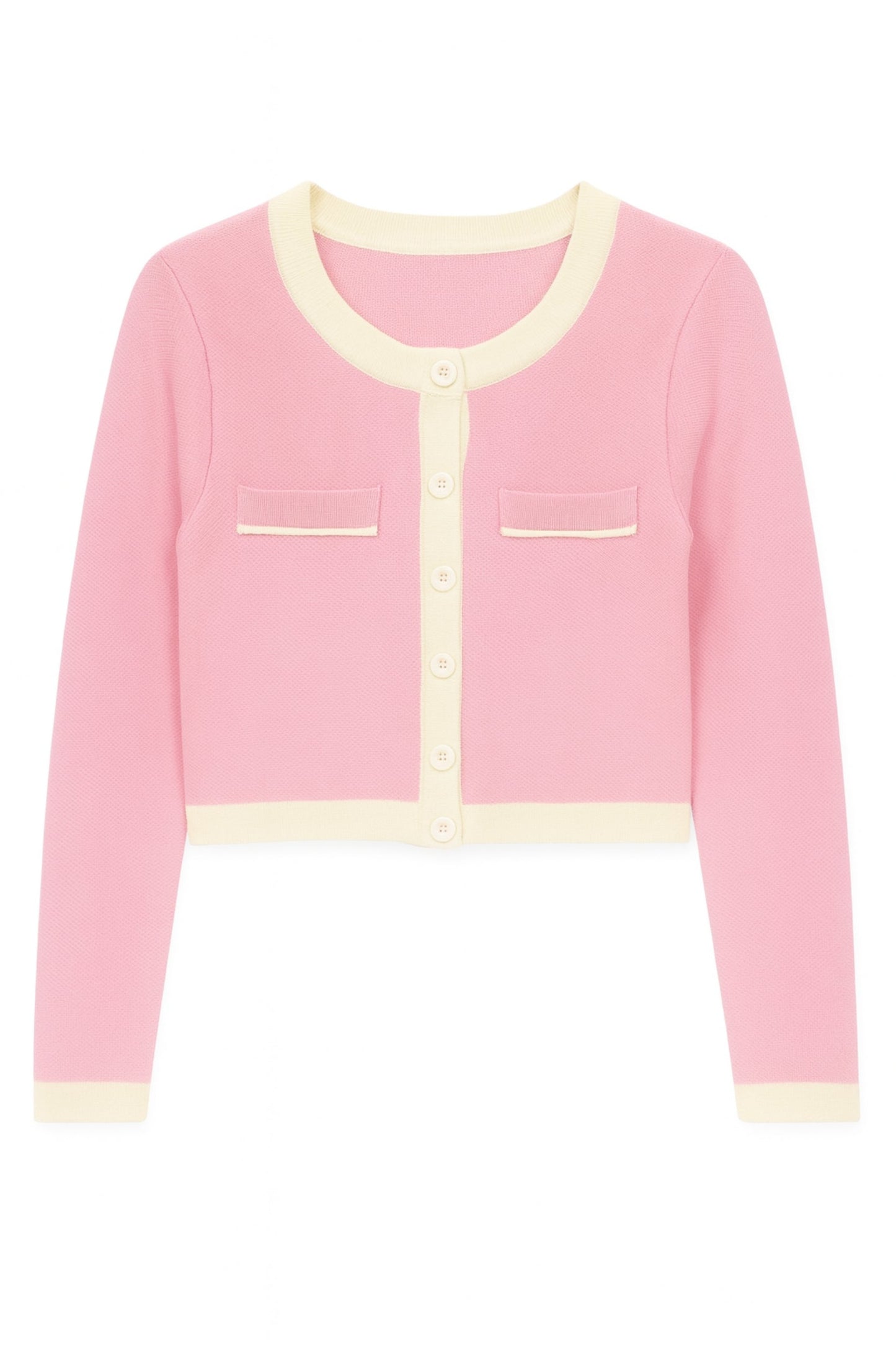 TWEEN WHITNEY COLORBLOCK POCKET CARDIGAN