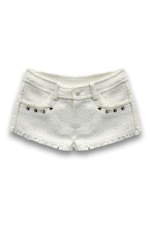 TWEEN BOUCLE ASH SHORTS - FINAL SALE