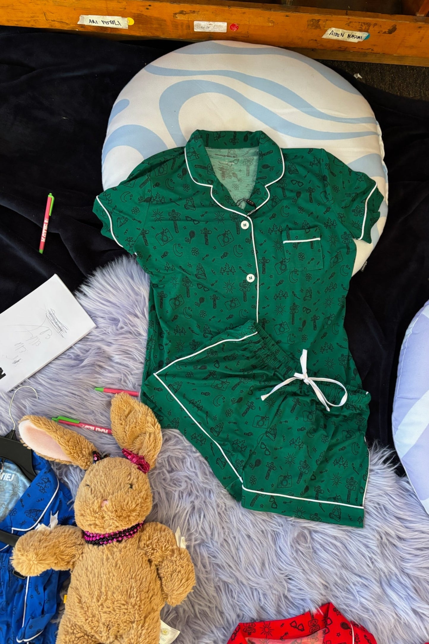 JUNIOR LYNN CAMP SHORTS LOUNGE SET- FINAL SALE