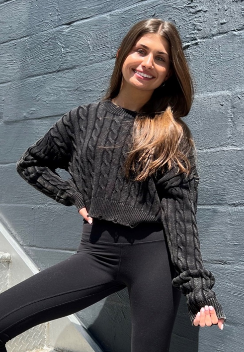 JUNIOR GABBY SWEATER - FINAL SALE
