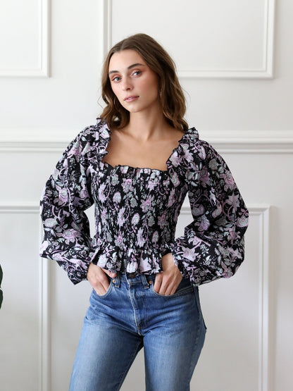 Circe Top in Tropical Night