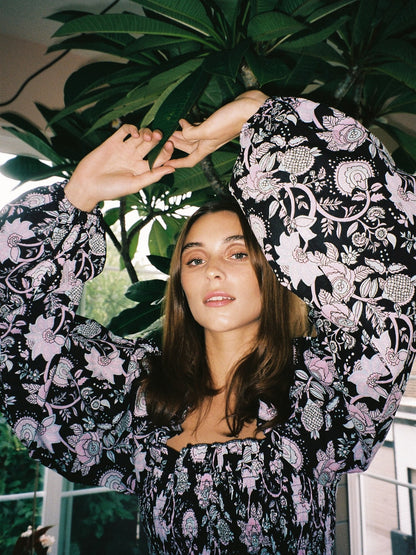 Circe Top in Tropical Night