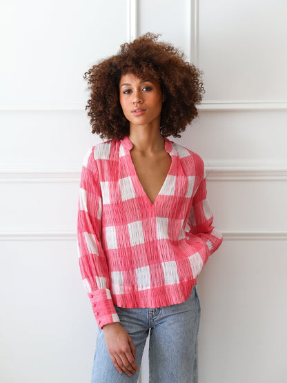 Freya Top in Watermelon