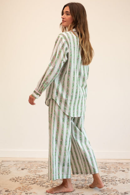 Iris Top in Sweet Pea Stripe