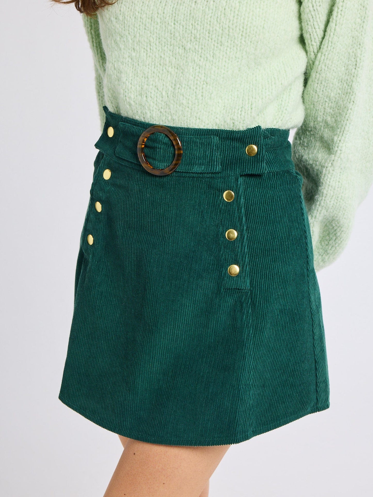 Lorelei Skirt in Spruce Cord