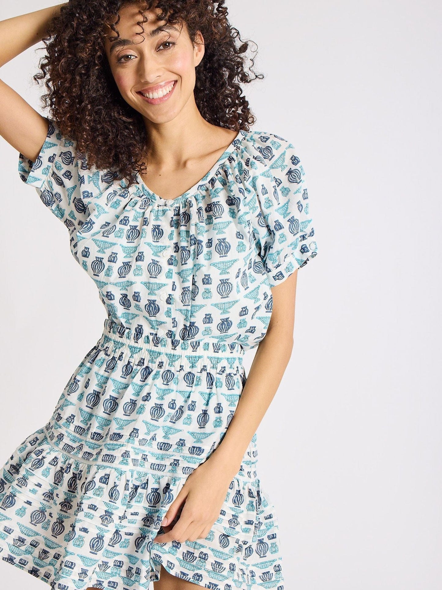 Rowan Skirt in Athens Print
