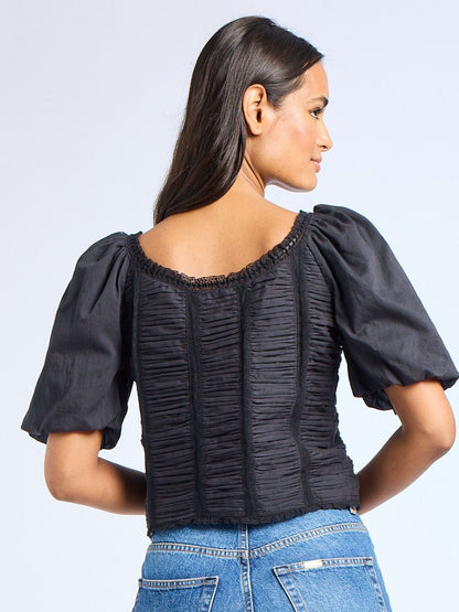 Ophelia Top in Black