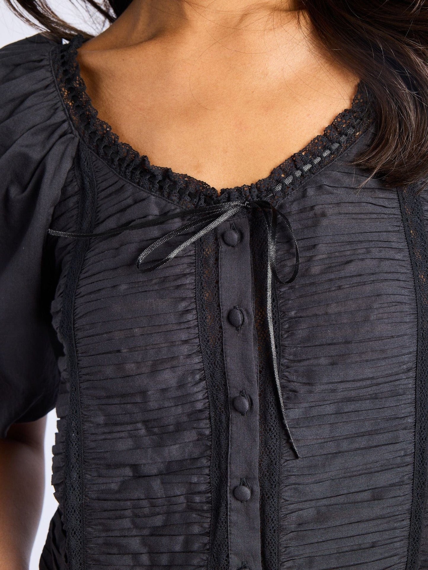 Ophelia Top in Black