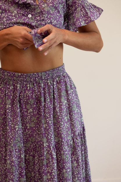 Paola Skirt in Provence Floral