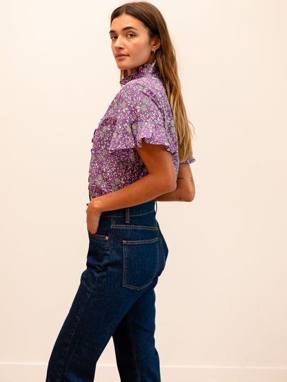 Vanessa Top in Provence Floral