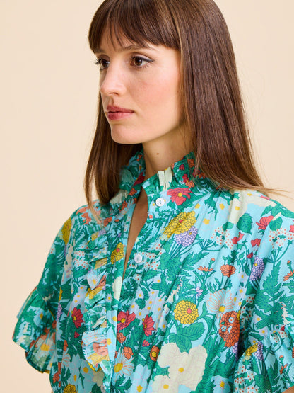 Violetta Dress in Swedish Garden