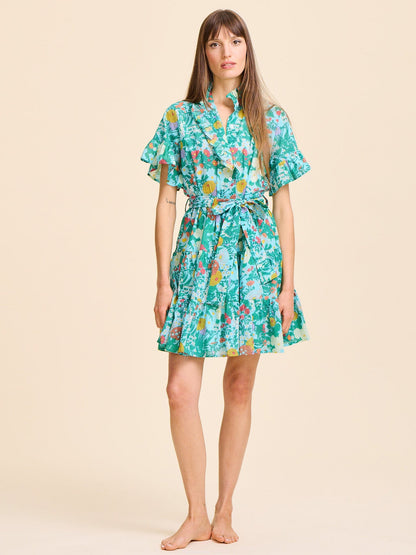 Violetta Dress in Swedish Garden